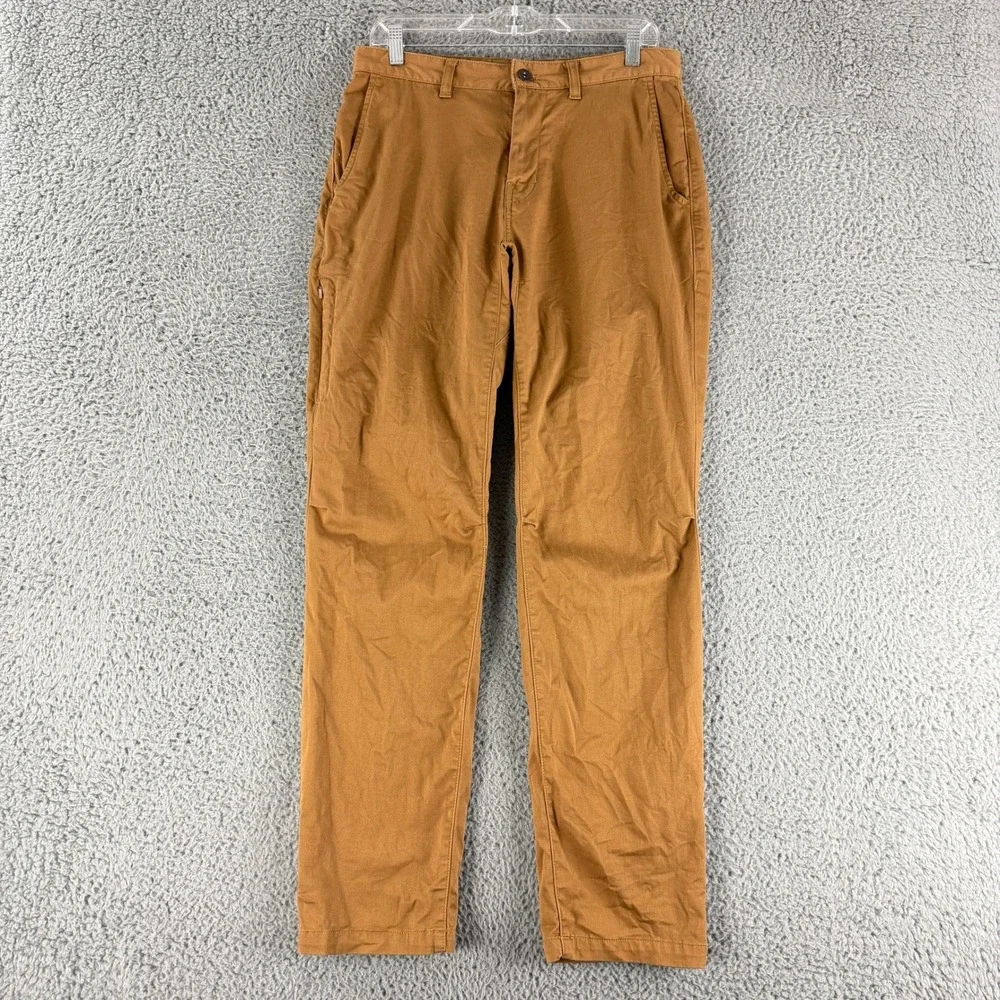 The North Face Motion Pants Men's 30 Brown Stretch Chino Hiking Outdoor Trousers
